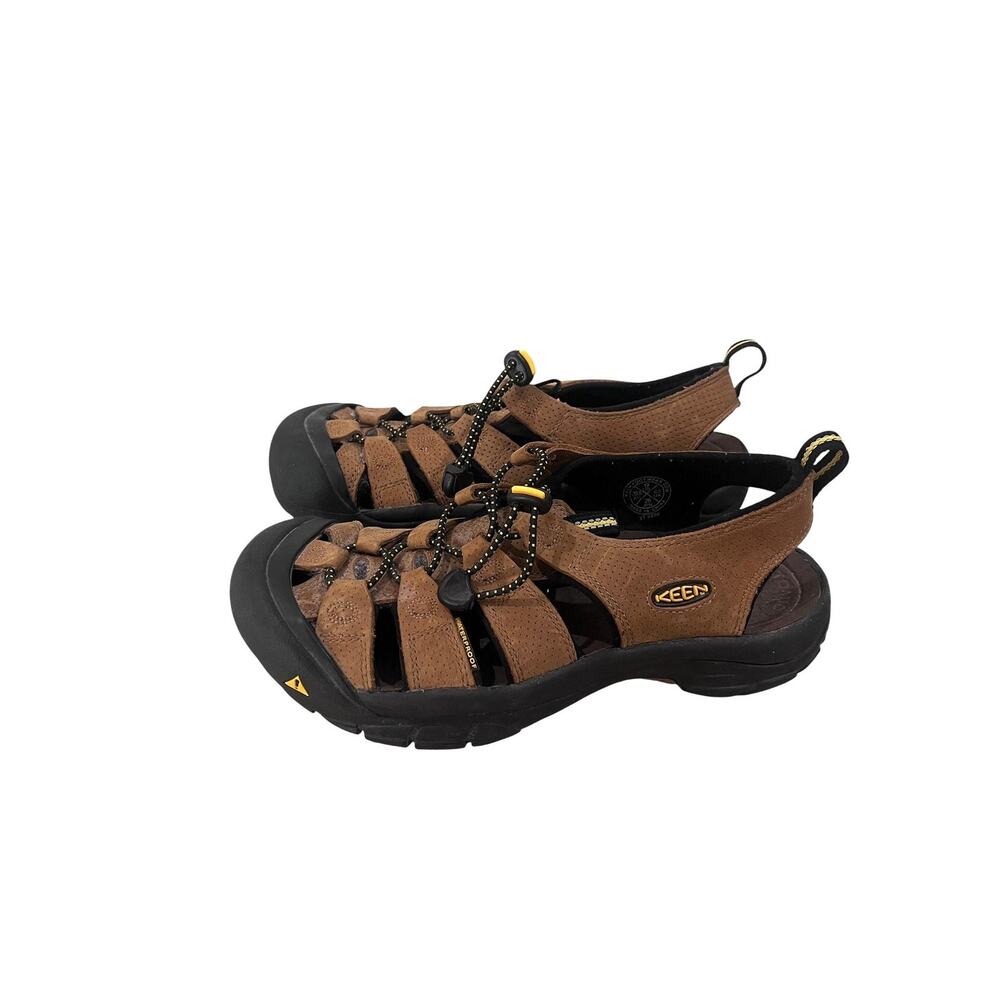 KEEN Shoes Womens Size 9 Brown Waterproof Closed Toe Fisherman Sandals Nubuck - Picture 3 of 8